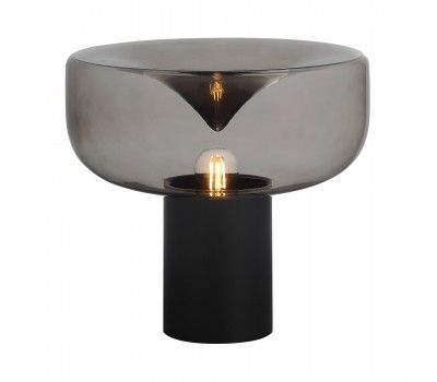 SL6014.404.01 Прикроватная лампа ST-Luce Черный/Дымчатый E27 1*40W RIPPLE SL6014.404.01 Прикроватная лампа ST-Luce Черный/Дымчатый E27 1*40W RIPPLE
