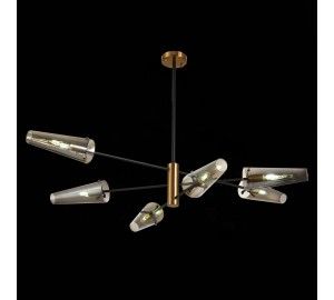 SL1209.302.06 Светильник потолочный ST-Luce Бронза,Черный/Дымчатый E14 6*40W MORAVE