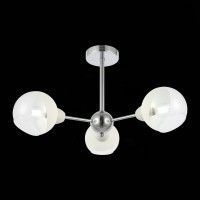 SLE102702-03 Светильник потолочный Хром/Прозрачный, Матовый никель E14 3*40W GIORTE SLE102702-03 Светильник потолочный Хром/Прозрачный, Матовый никель E14 3*40W GIORTE