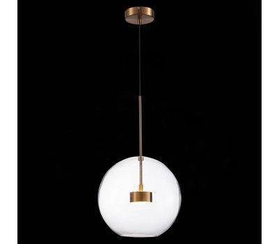 SL1133.223.01 Светильник подвесной ST-Luce Латунь/Прозрачный LED 1*14W 3000K BOPONE