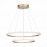 ST604.243.56 Светильник подвесной ST-Luce Золотистый/Белый LED 1*56W 4000K Подвесные светильники
