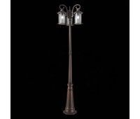 SL080.425.03 Светильник уличный наземный ST-Luce Темный кофе/Прозрачный, Темный кофе E27 3*100W LASTERO