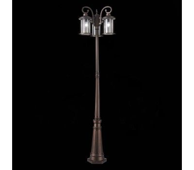 SL080.425.03 Светильник уличный наземный ST-Luce Темный кофе/Прозрачный, Темный кофе E27 3*100W LASTERO