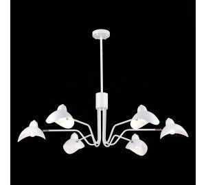 SL1801.513.06 Люстра потолочная ST-Luce Белый/Белый E14 6*60W MINNE