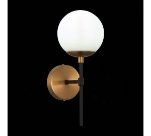 SL1203.401.01 Бра ST-Luce Бронза,Черный/Белый E27 1*40W LIMANO