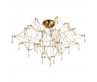 SL6601.202.78 Светильник потолочный ST-Luce Золотистый/Прозрачный LED 78*0,35W 3000K GRAVETTA SL6601.202.78 Светильник потолочный ST-Luce Золотистый/Прозрачный LED 78*0,35W 3000K GRAVETTA