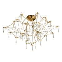 SL6601.202.78 Светильник потолочный ST-Luce Золотистый/Прозрачный LED 78*0,35W 3000K GRAVETTA SL6601.202.78 Светильник потолочный ST-Luce Золотистый/Прозрачный LED 78*0,35W 3000K GRAVETTA