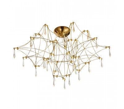 SL6601.202.78 Светильник потолочный ST-Luce Золотистый/Прозрачный LED 78*0,35W 3000K GRAVETTA SL6601.202.78 Светильник потолочный ST-Luce Золотистый/Прозрачный LED 78*0,35W 3000K GRAVETTA