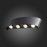 SL089.401.08 Светильник уличный настенный ST-Luce Черный кварцевый LED 8*1W 4000K BISELLO