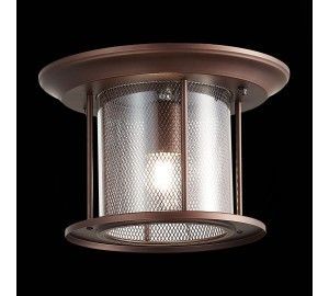 SL080.402.01 Светильник уличный потолочный ST-Luce Темный кофе/Прозрачный, Темный кофе E27 1*60W LASTERO