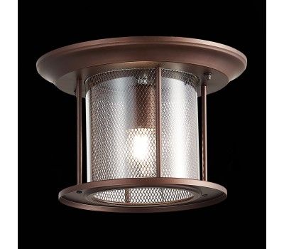 SL080.402.01 Светильник уличный потолочный ST-Luce Темный кофе/Прозрачный, Темный кофе E27 1*60W LASTERO