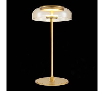 SL6002.204.01 Прикроватная лампа ST-Luce Золотистый/Янтарный LED 1*7W 4000K LAZIO SL6002.204.01 Прикроватная лампа ST-Luce Золотистый/Янтарный LED 1*7W 4000K LAZIO