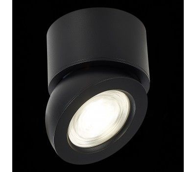 ST654.432.10 Светильник потолочный Черный LED 1*10W 3000K 850Lm Ra>90 38° IP20 D95xH96 180-240V Накладные светильники
