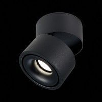 ST652.432.12 Светильник потолочный Черный LED 1*12W 3000K 1 000Lm Ra>90 36° IP20 D100xH105 170-240VV Накладные светильники