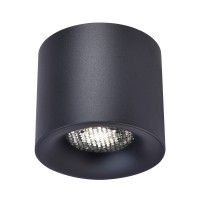 ST761.433.10 Светильник потолочный черный LED 1*10W 3000K 530Lm Ra 36° IP20 D80xH70 170-240VV Накладные светильники
