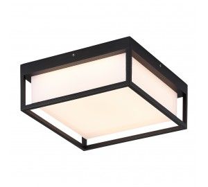 SL9517.402.01 Светильник уличный потолочный ST-Luce черный/белый LED 1*20W 3000K/4000K/5000K CUBO