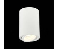 ST108.507.01 Светильник потолочный Белый GU10 1*50W  IP20 D70xH100 220V Без ламп Накладные светильники