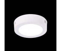 ST112.532.06 Светильник настенно-потолочный Белый LED 1*6W 3000K 330Lm Ra80 120° IP20 D110xH28 90-26 Накладные светильники
