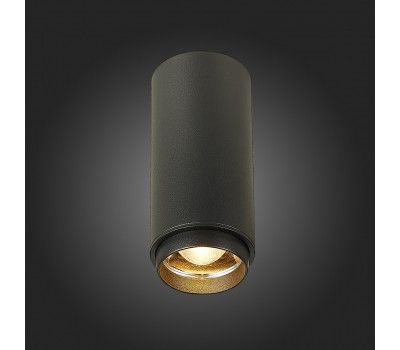 ST600.432.10 Светильник потолочный Zoom Черный LED 1*10W 3000K 1 000Lm Ra>80 15-60° IP20 D59xH130 17 Накладные светильники