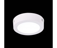 ST112.542.06 Светильник настенно-потолочный Белый LED 1*6W 4000K 370Lm Ra80 120° IP20 D110xH28 90-26 Накладные светильники