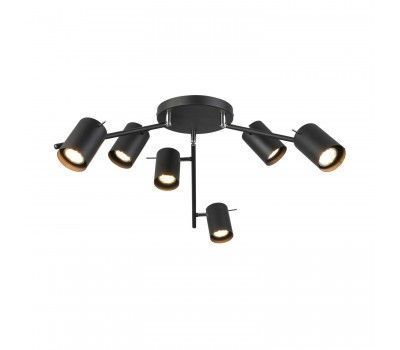 Уценка SL597.402.06 Светильник потолочный ST-Luce Черный/Черный GU10 6*7W Потолочные светильники Уценка SL597.402.06 Светильник потолочный ST-Luce Черный/Черный GU10 6*7W Потолочные светильники