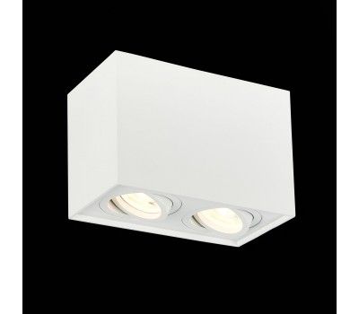 ST109.507.02 Светильник потолочный Белый GU10 2*50W  L181xW100xH123 220V Без ламп Накладные светильники