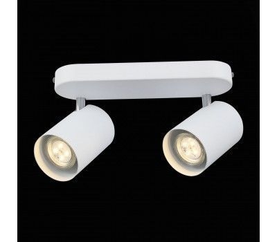 SL597.501.02 Спот ST-Luce Белый, Хром/Белый GU10 LED 2*7W Потолочные светильники SL597.501.02 Спот ST-Luce Белый, Хром/Белый GU10 LED 2*7W Потолочные светильники