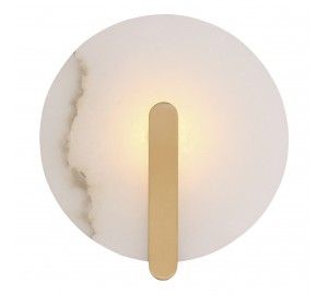 SL1195.301.01 Светильник настенный ST-Luce латунь/алебастр LED 1*5W 3000K MONTRE