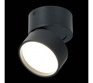 ST651.442.09 Светильник потолочный поворотный Черный LED 1*9W 4000K 720Lm Ra>90 120° IP20 D85xH87 17 Накладные светильники
