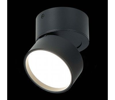 ST651.442.09 Светильник потолочный поворотный Черный LED 1*9W 4000K 720Lm Ra>90 120° IP20 D85xH87 17 Накладные светильники