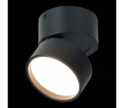 ST651.432.09 Светильник потолочный поворотный Черный LED 1*9W 3000K 720Lm Ra>90 120° IP20 D85xH87 17 Накладные светильники