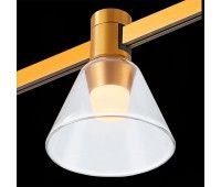 ST814.206.03 Магнитный трековый светильник FARM Золотистый LED 1*3W 3000K 89Lm Ra90 120 IP20 D90xH10 FARM