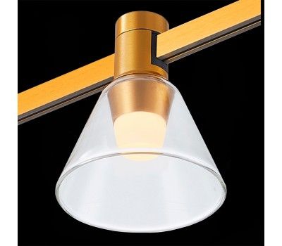 ST814.206.03 Магнитный трековый светильник FARM Золотистый LED 1*3W 3000K 89Lm Ra90 120 IP20 D90xH10 FARM