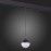 ST358.433.07 Магнитный трековый светильник подвесной Черный LED 1*7W 3000K 520Lm Ra>80 120° IP20 D90 SKYLINE 48