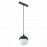 ST358.433.07 Магнитный трековый светильник подвесной Черный LED 1*7W 3000K 520Lm Ra>80 120° IP20 D90 SKYLINE 48