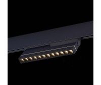 ST805.436.12 Магнитный трековый светильник Черный LED 1*12W 3000K 450Lm Ra>90 36° IP20 L220xW22xH117 SKYLINE 48