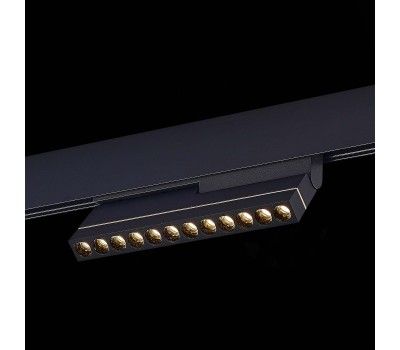 ST805.436.12 Магнитный трековый светильник Черный LED 1*12W 3000K 450Lm Ra>90 36° IP20 L220xW22xH117 SKYLINE 48