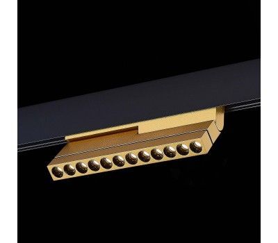 ST805.236.12 Магнитный трековый светильник Золотистый LED 1*12W 3000K 450Lm Ra>90 36° IP20 L220xW22x SKYLINE 48