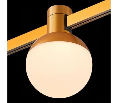 ST815.206.05 Магнитный трековый светильник FARM Золотистый LED 1*5W 3000K 89Lm Ra90 120 IP20 D75xH10 FARM