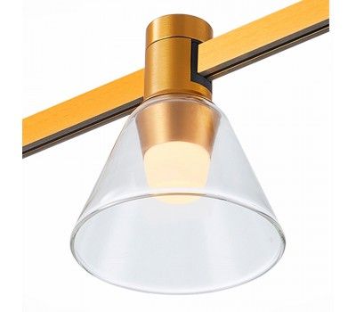 ST814.246.03 Магнитный трековый светильник FARM Золотистый LED 1*3W 4000K 89Lm Ra90 120 IP20 D90xH1 FARM