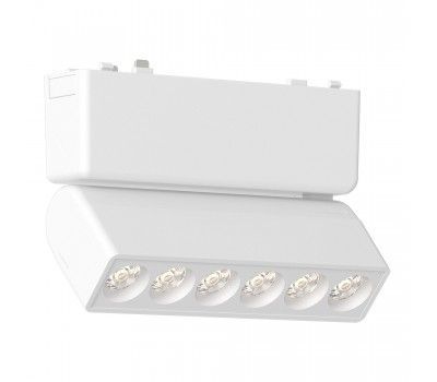 ST675.536.06 Магнитный трековый светильник Белый LED 1*6W 3000K 360Lm Ra>90 IP20 L122xW26xH82 48V SKYFLAT