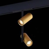 ST808.236.16 Магнитный трековый светильник Золотистый LED 1*16W 3000K 1 100Lm Ra>90 36° IP20 D45xH24 SKYLINE 48