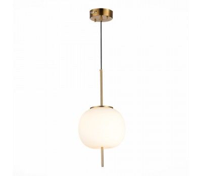 SL1621.203.01 Подвес ST-Luce Золотистый/Белый LED 1*13W 3000K LACUS