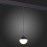 ST358.433.07 Магнитный трековый светильник подвесной Черный LED 1*7W 3000K 520Lm Ra>80 120° IP20 D90 SKYLINE 48