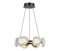 SL6018.203.48 Светильник подвесной ST-Luce черный/ золотистый / прозрачный LED 1*48W 4000K ENIGMA