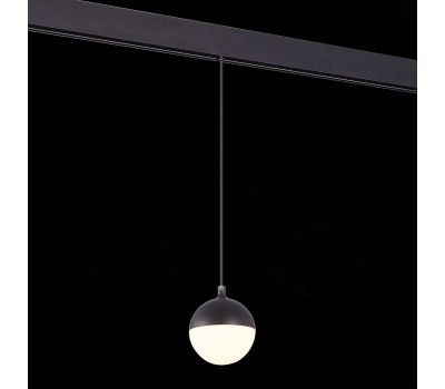 ST358.443.07 Магнитный трековый светильник подвесной Черный LED 1*7W 4000K 520Lm Ra>80 120° IP20 D90 SKYLINE 48