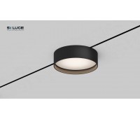 ST670.446.12 Магнитный трековый светильник Черный LED 1*12W 4000K 500Lm Ra>80 100° IP20 D113xH34 24V SUPER5