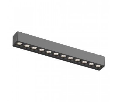 ST673.436.12 Магнитный трековый светильник Черный LED 1*12W 3000K 710Lm Ra>90 36° IP20 L230xW26xH24 SKYFLAT
