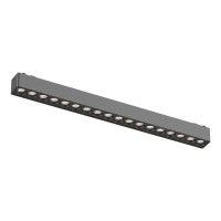 ST673.436.18 Магнитный трековый светильник Черный LED 1*18W 3000K 1 560Lm Ra>90 36° IP20 L338xW26xH2 SKYFLAT
