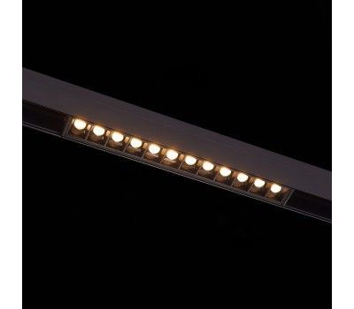 ST361.436.12 Магнитный трековый светильник Черный LED 1*12W 3000K 1 009Lm Ra>90 36° IP20 L222xW22xH4 SKYLINE 48